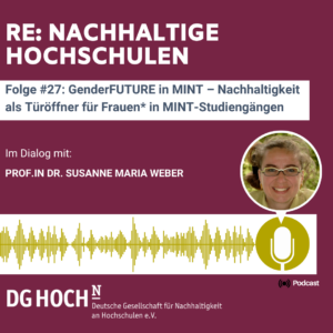 🎙️ Folge #27: GenderFUTURE in MINT – Nachhaltigkeit als Türöffner für Frauen* in MINT-Studiengängen